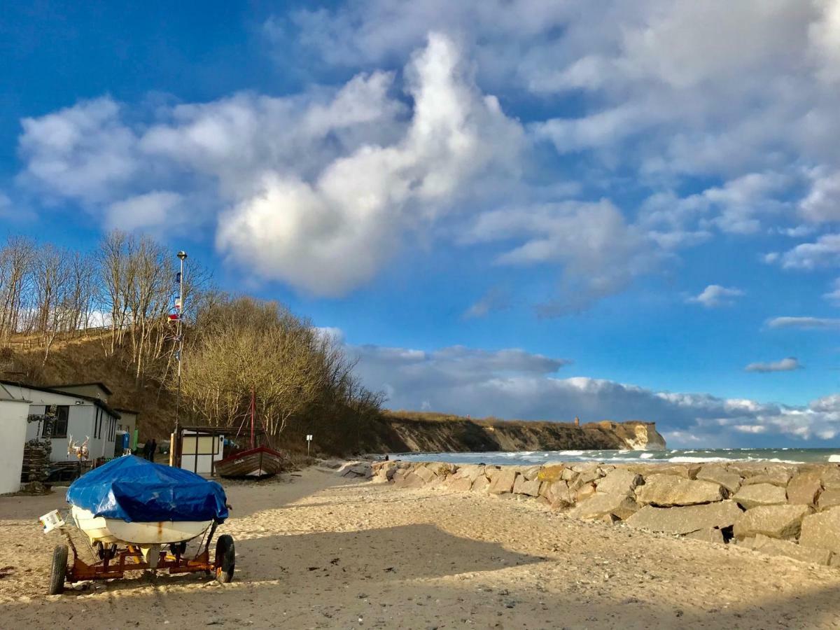 Strandnahe Ferienwohnung Ruegen Dranske Luaran gambar
